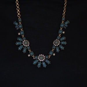 J. Crew Blue Gray Stone Necklace